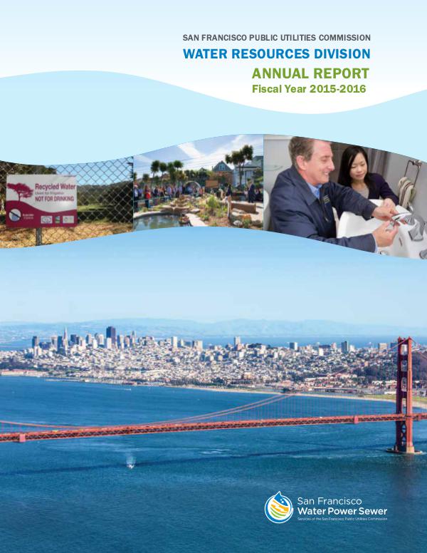 Water Resources Division Annual Report FY 2015-2016