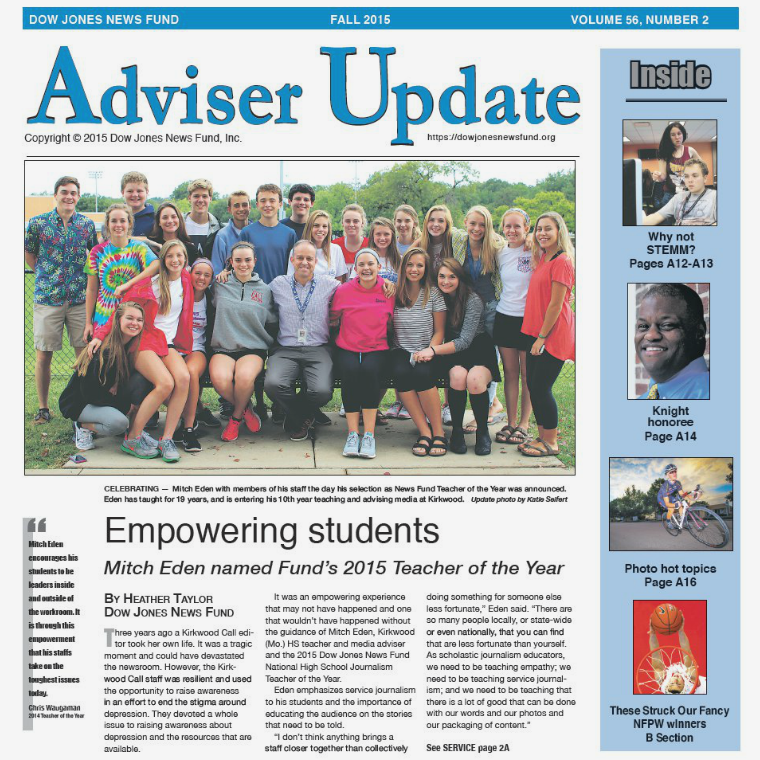 Adviser Update Fall 2015