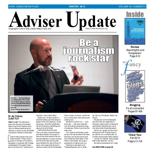 Adviser Update Winter 2014