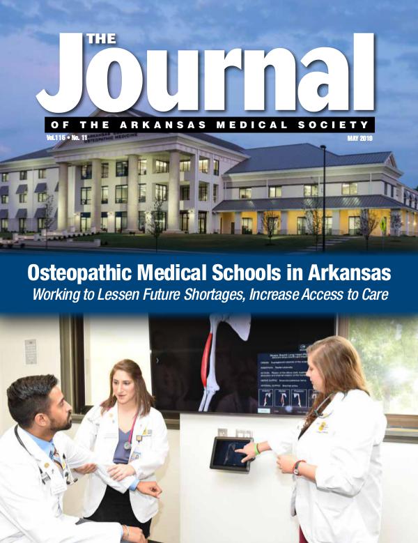 The Journal of the Arkansas Medical Society Med Journal May 2019 Final 2