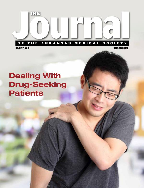 The Journal of the Arkansas Medical Society Medical Journal November 2019 Vol. 116 No. 5