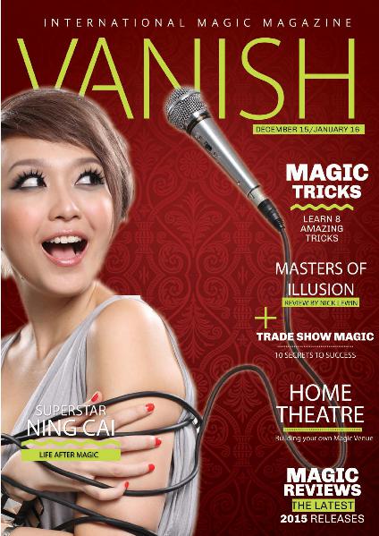 VANISH MAGIC BACK ISSUES Ning Cai