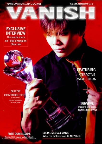 VANISH MAGIC BACK ISSUES Shin Lim