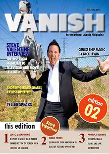 VANISH MAGIC BACK ISSUES