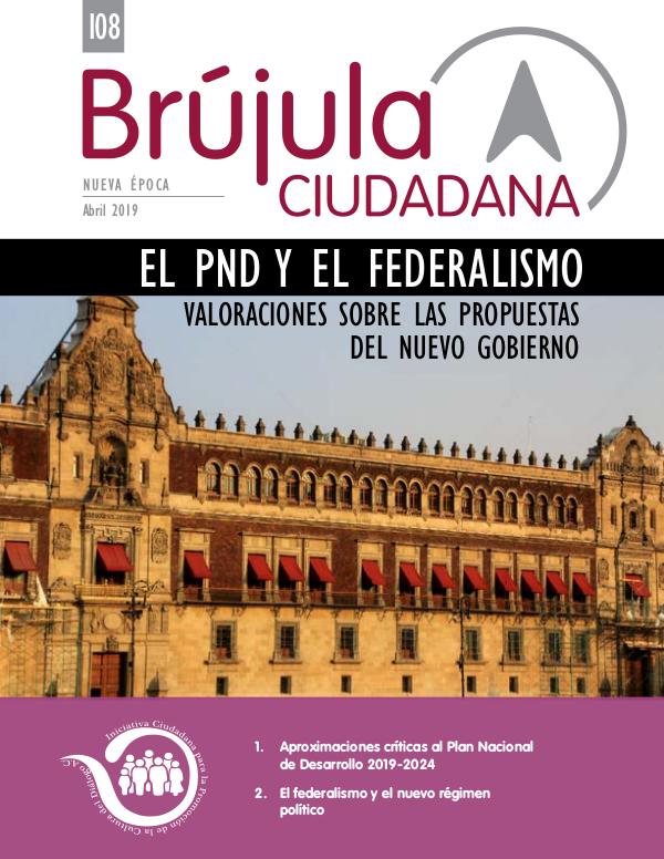 BRUJULA CIUDADANA El PND 2019-2024 y el federalismo