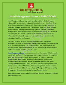 Hotel Management Course in Delhi