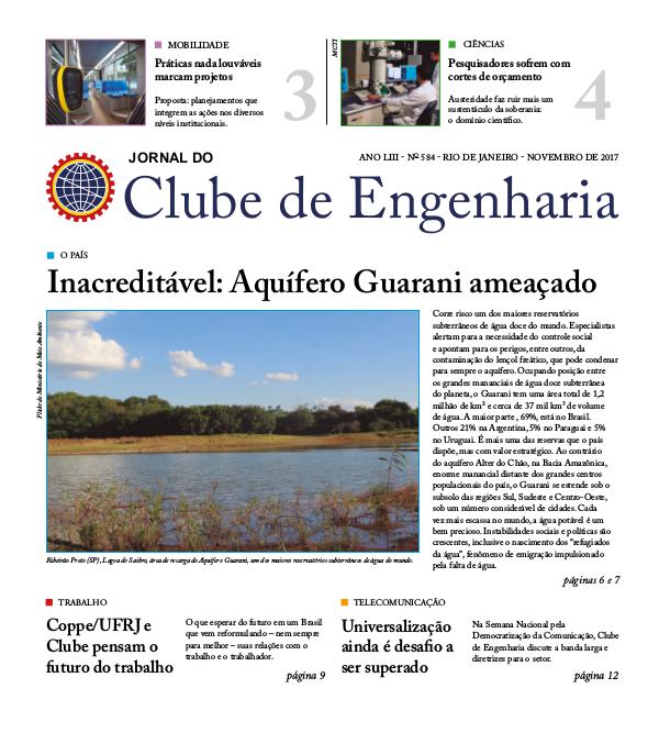 Jornal do Clube de Engenharia 584 (Novembro de 2017)