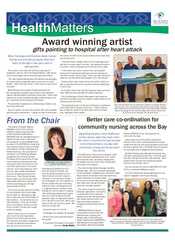 Health Matters WBOP March 2018