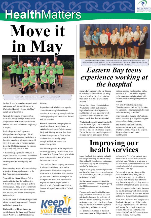 Health Matters EBOP May 2018