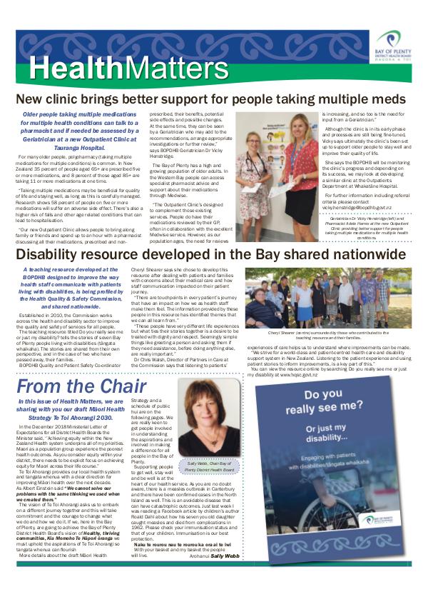 Health Matters WBOP March 2019