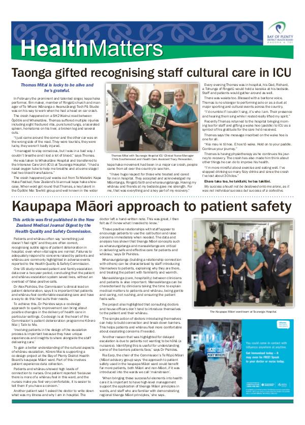 Health Matters WBOP May 2019