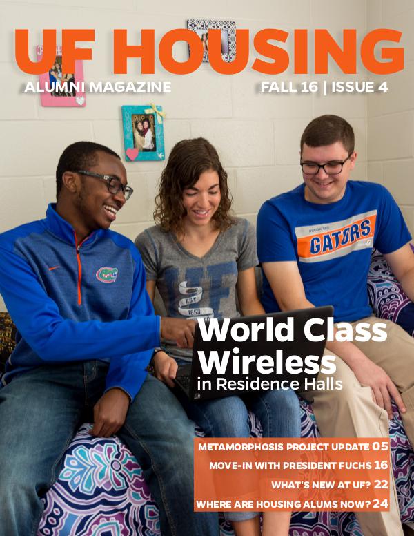 UF Housing Alumni Magazine Fall 2016