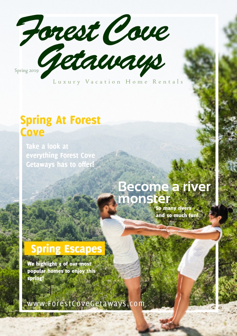 Forest Cove Getaways Spring 2019