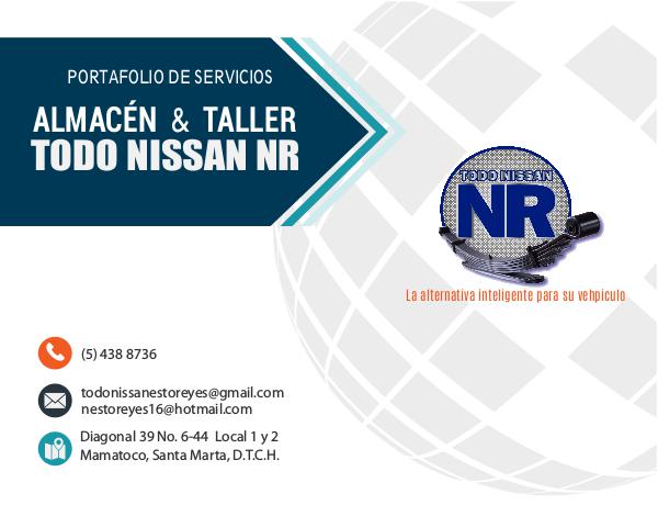 PORTAFOLIO DE SERVICIOS TODO NISSAN Portafolio