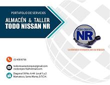 PORTAFOLIO DE SERVICIOS TODO NISSAN