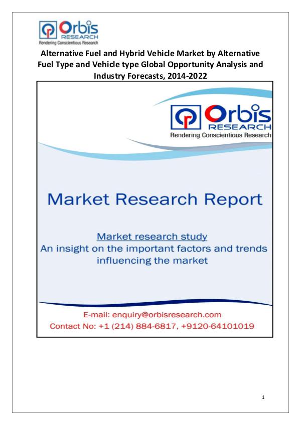 Alternative Fuel and Hybrid Vehicle Market Primary