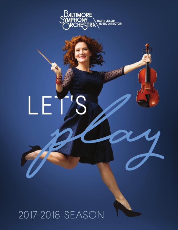 2017-2018 Season Brochure Meyerhoff Season Brochure