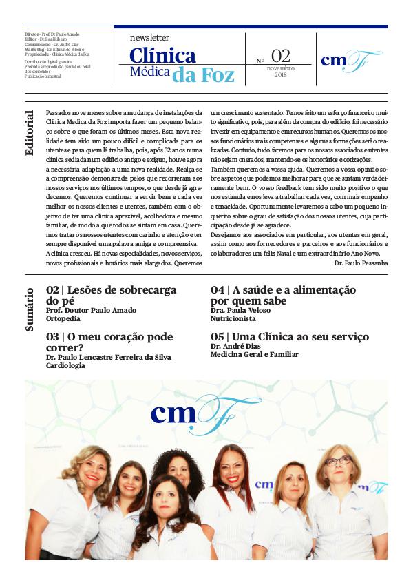 Newsletter Clínica Médica da Foz Novembro 2018