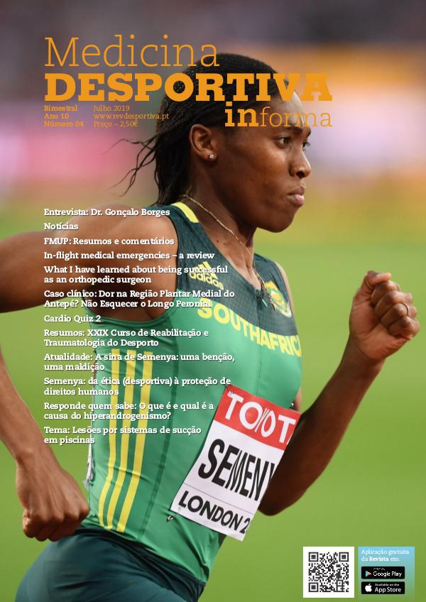 Revista de Medicina Desportiva Informa Julho 2019