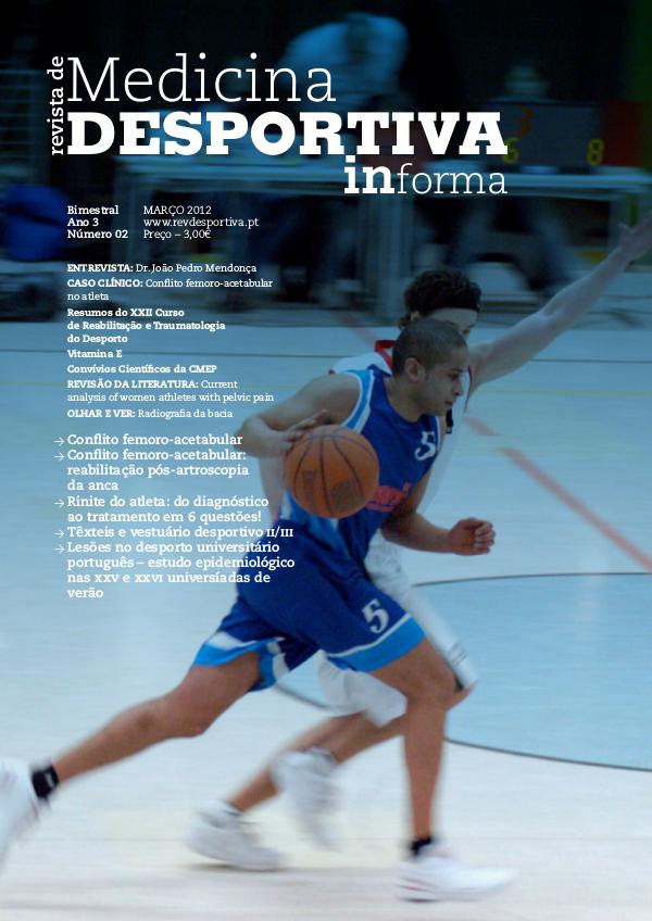 Revista de Medicina Desportiva Informa Março 2012