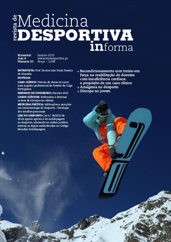 Revista de Medicina Desportiva Informa Janeiro 2013