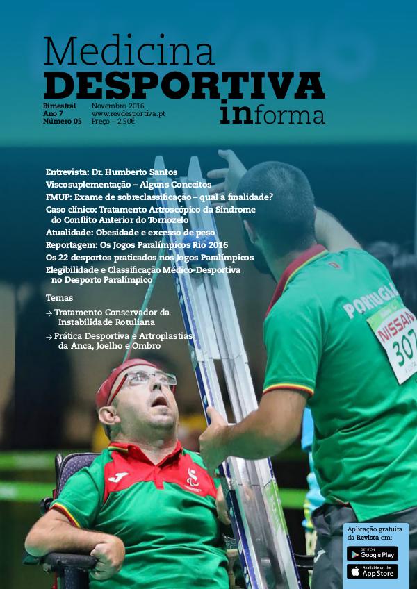 Revista de Medicina Desportiva Informa Novembro 2016