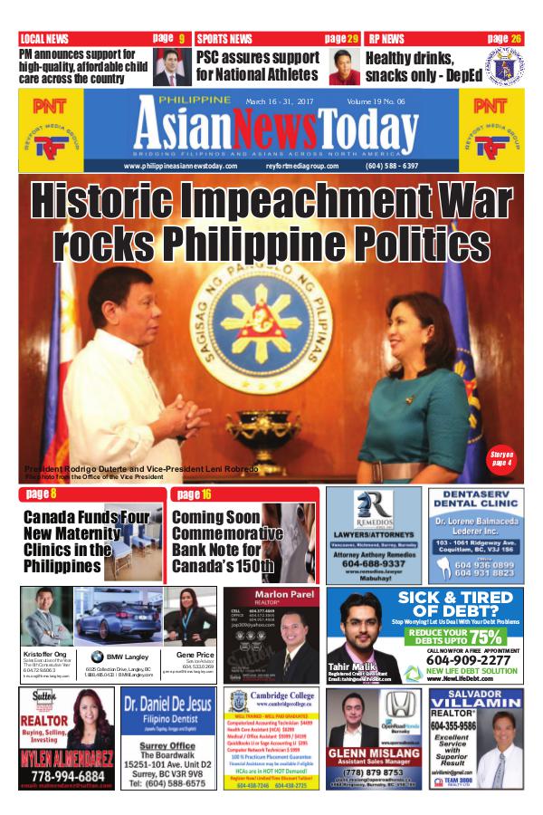 Philippine Asian News Today Vol 19 No 6