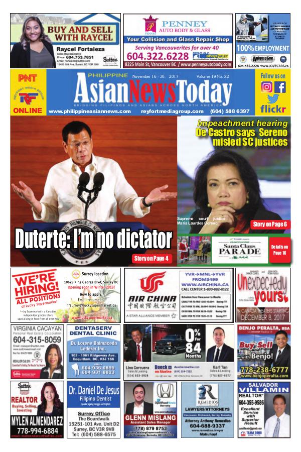 Philippine Asian News Today Vol 19 No 22