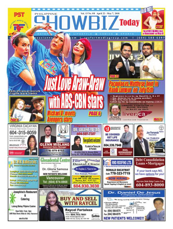 Philippine Showbiz Today Vol 13 No 8