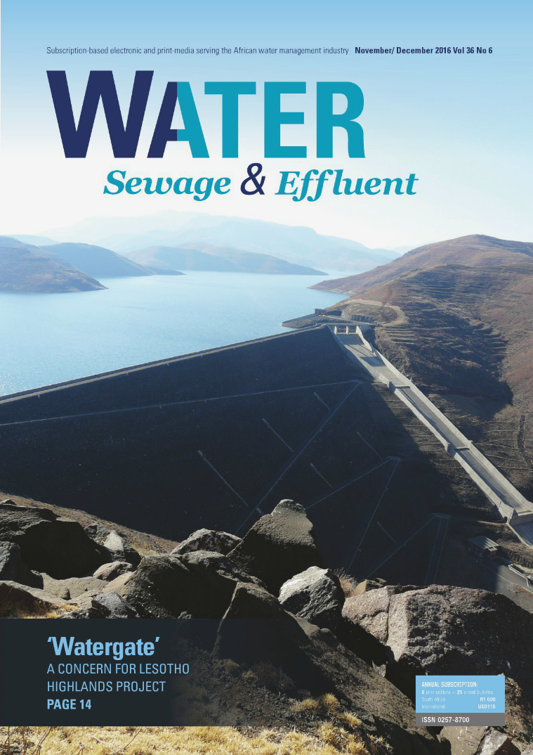 Water, Sewage & Effluent November-December 2016