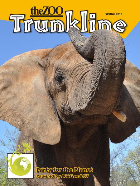 Trunkline Magazine (Louisville Zoo) Trunkline Magazine: March 2016