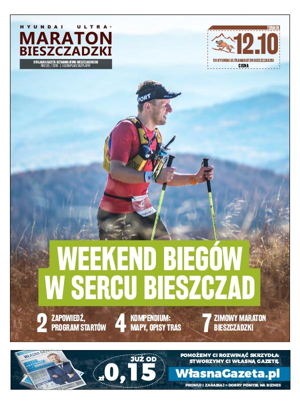 Biuletyn Maraton Bieszczadzki Biuletyn MB nr 2 (9) / 2019