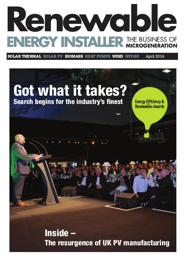 Renewable Energy Installer April 2014