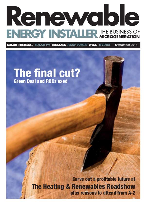 Renewable Energy Installer September 2015