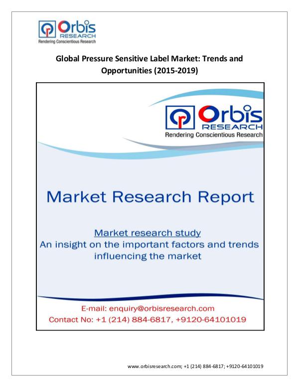 Latest Study On Global  Pressure Sensitive Label