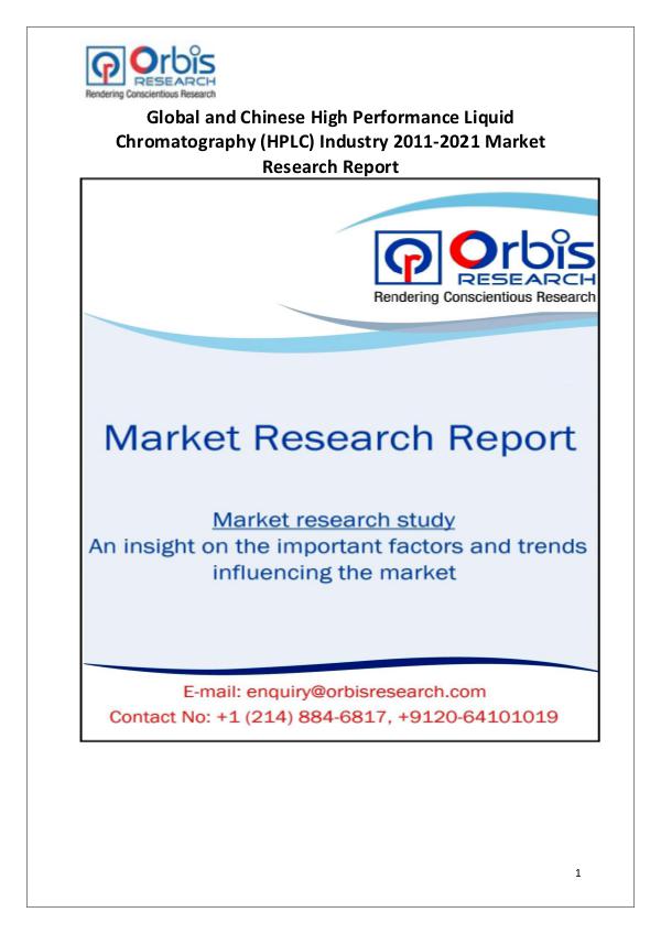 Industry Analysis High Performance Liquid Chromatography Market