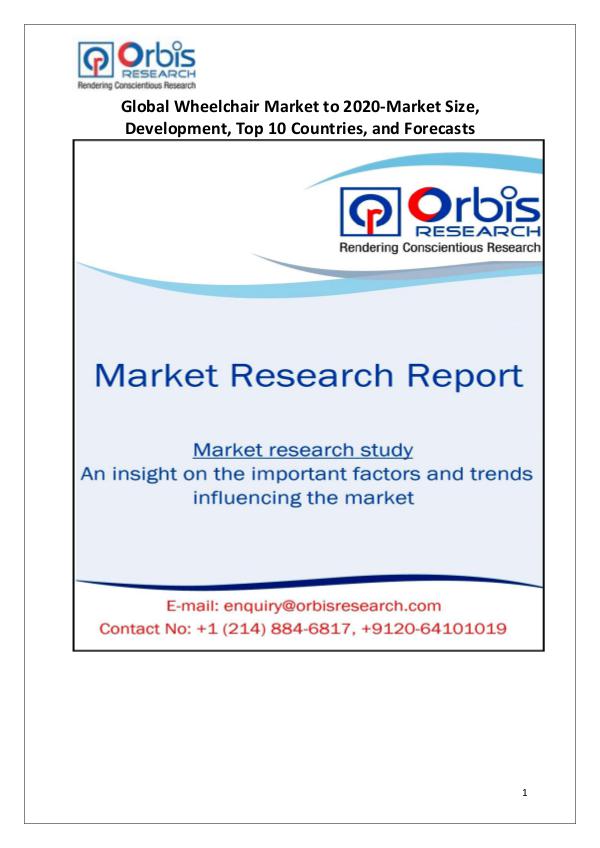 Global Wheelchair Market 2016 Trends