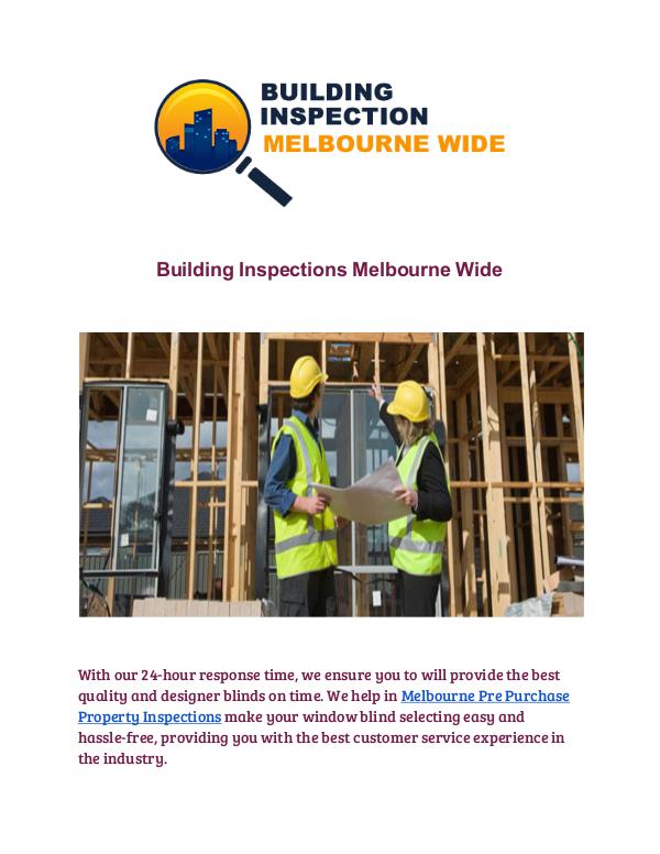 Building Inspections Melbourne Wide Building Inspections Melbourne Wide