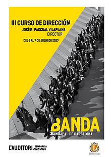 Bases Tercer Curso de Dirección de banda en L’Auditori