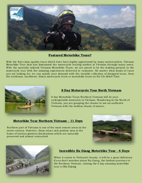 Vietnam Motorbike Tours Feb. 2016