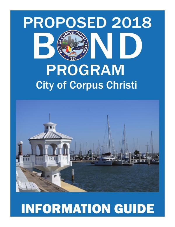 Proposed City Bond 2018 Proposed Bond 2018