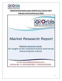 Latest News on 2017 Global Methyl Methacrylate (MMA) Sales Industry