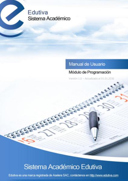 Manual de Programación Enero 2016