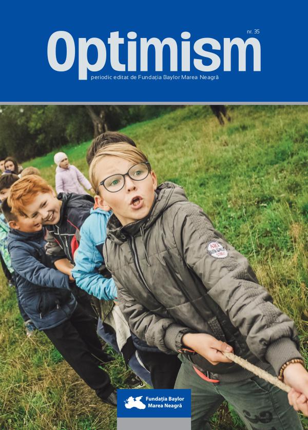 Optimism nr. 35, Septembrie 2018 Optimism nr. 35, septembrie 2018