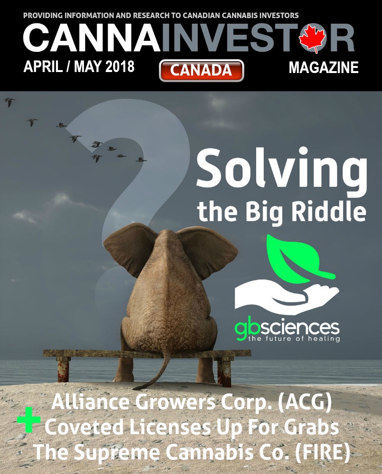 Canadian CANNAINVESTOR Magazine April / May 2018