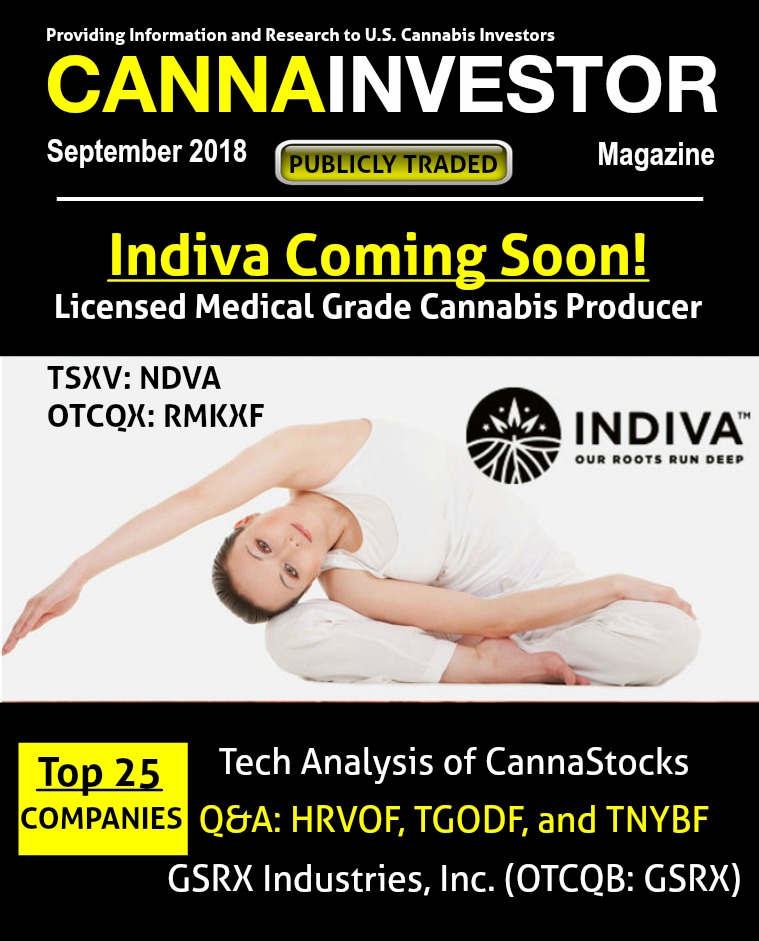 CANNAINVESTOR Magazine U.S. Publicly Traded September 2018