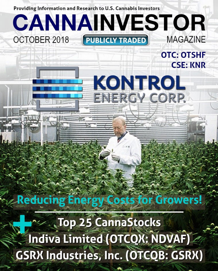 CANNAINVESTOR Magazine U.S. Publicly Traded October 2018