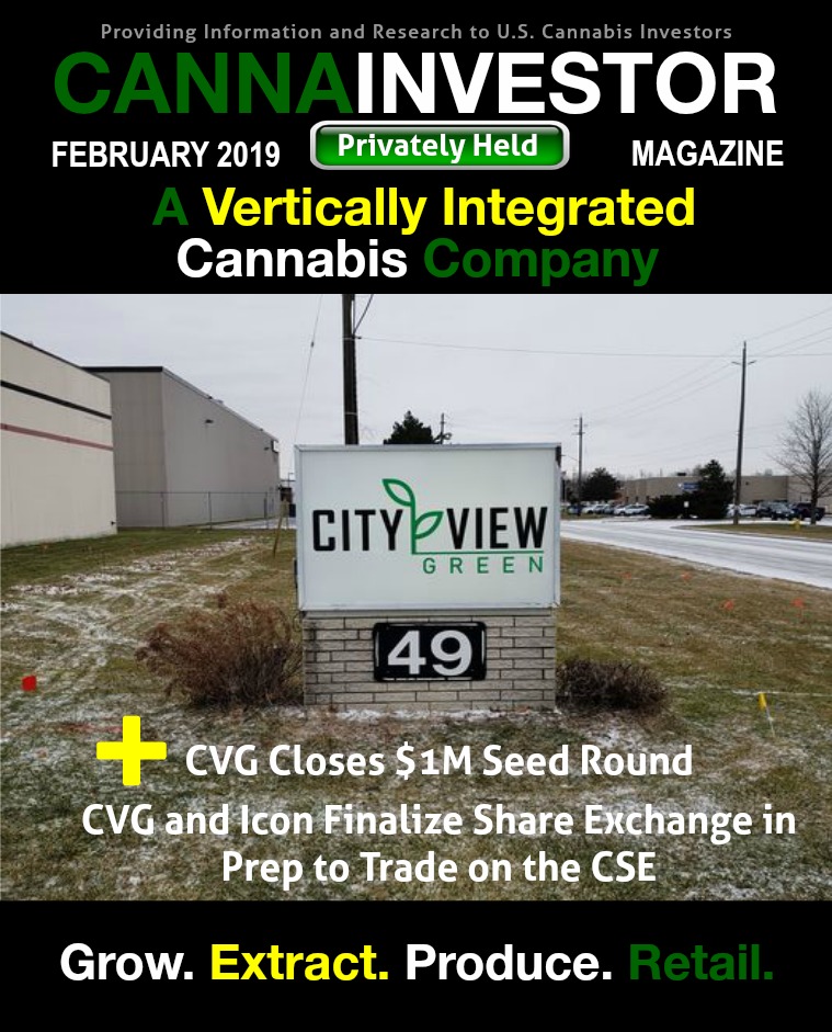 CANNAINVESTOR Magazine U.S. Privately Held February 2019