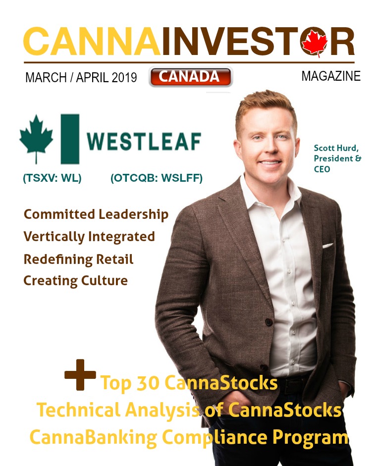 Canadian CANNAINVESTOR Magazine Canada March / April 2019