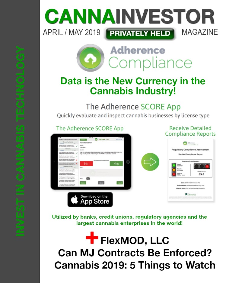 CANNAINVESTOR Magazine U.S. Privately Held April / May 2019